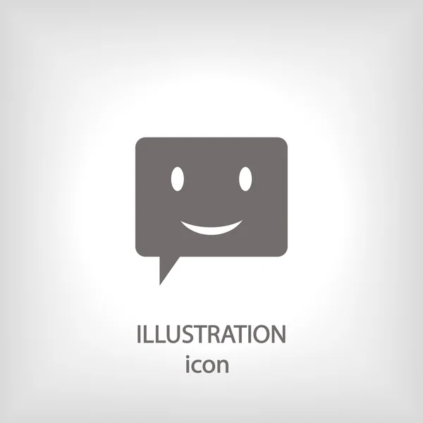 Speech bubble icon — Stock Photo, Image