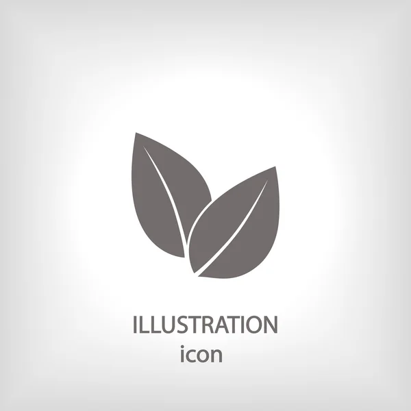 Plochý design styl list ikon — Stock fotografie