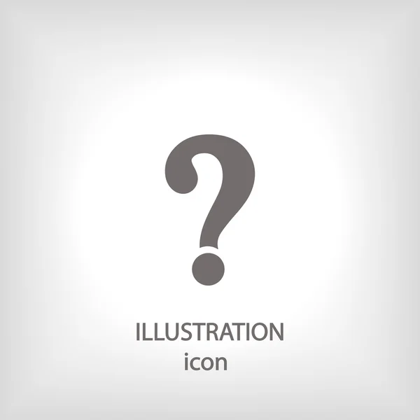 Soru işareti simgesi simgesi — Stok fotoğraf