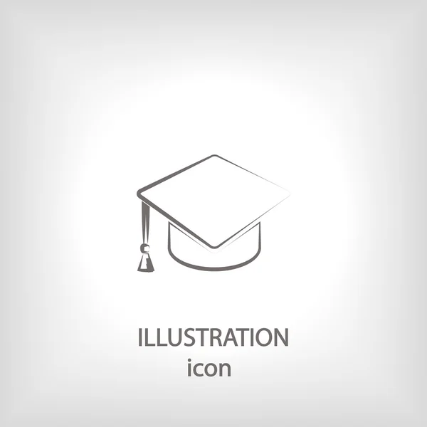 Icono de la tapa de graduación — Foto de Stock