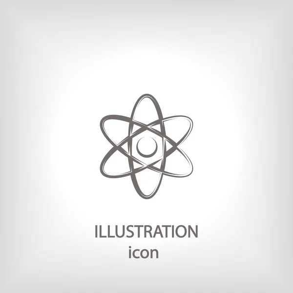 Atom ikon design — Stockfoto