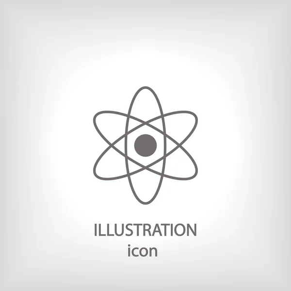 Diseño de icono de átomo — Foto de Stock