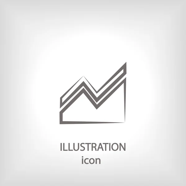 Infographic, chart icon — Stock Photo, Image