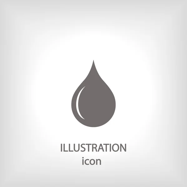 Drop pictogram ontwerp — Stockfoto