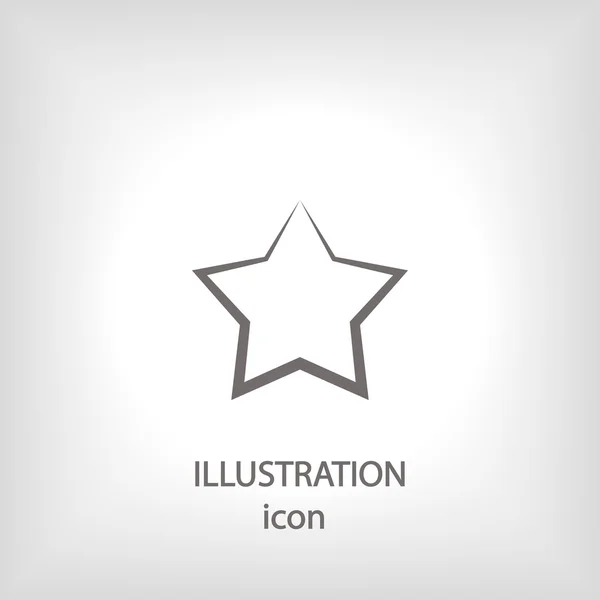 Ikona hvězdy — Stock fotografie