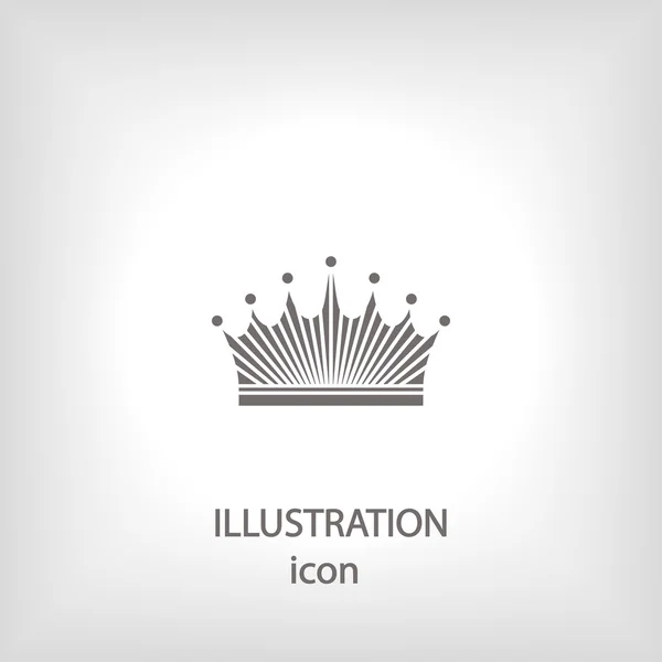 皇冠图标平面设计 — 图库照片