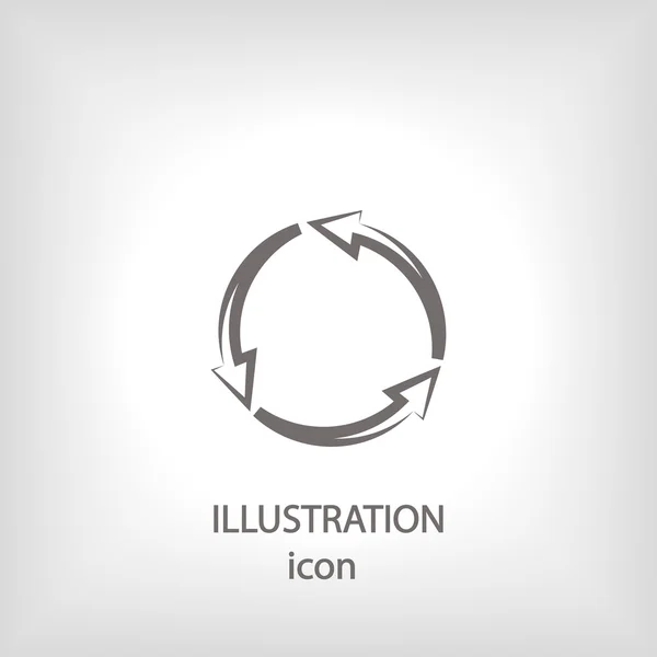 Circulaire pijlen pictogram — Stockfoto