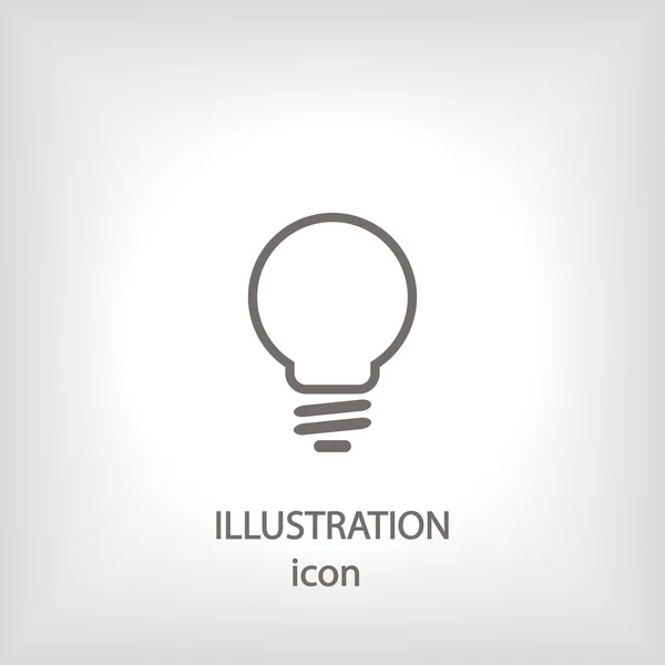 Light bulb icon — Stock Photo, Image