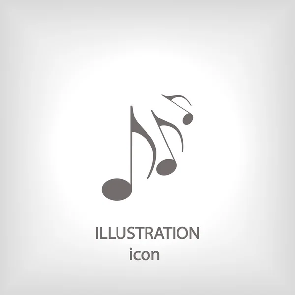 Hudební ikony designu — Stock fotografie