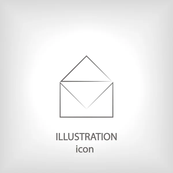 Envelope icon design — Stock Photo, Image