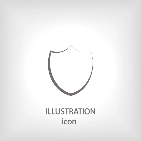 Tarcza ikona designu — Zdjęcie stockowe