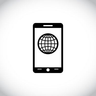 Mobil akıllı telefon simgesi