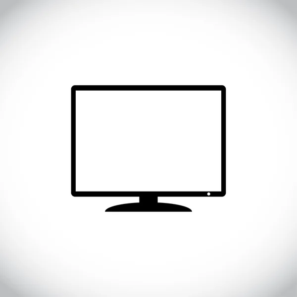 Monitor pictogram ontwerp — Stockfoto