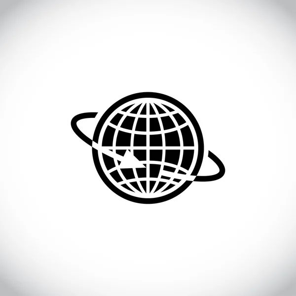 Planet ikon design — Stockfoto