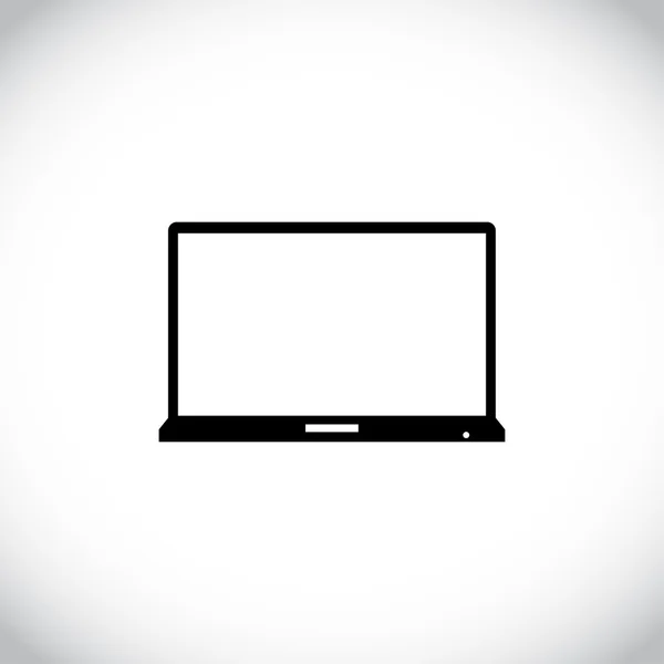 Laptop icon design — Stock Photo, Image