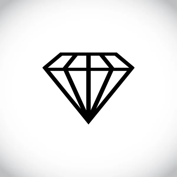 Diamantpictogram — Stockfoto