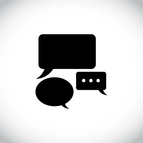 Speech bubble icon — Stock Photo, Image