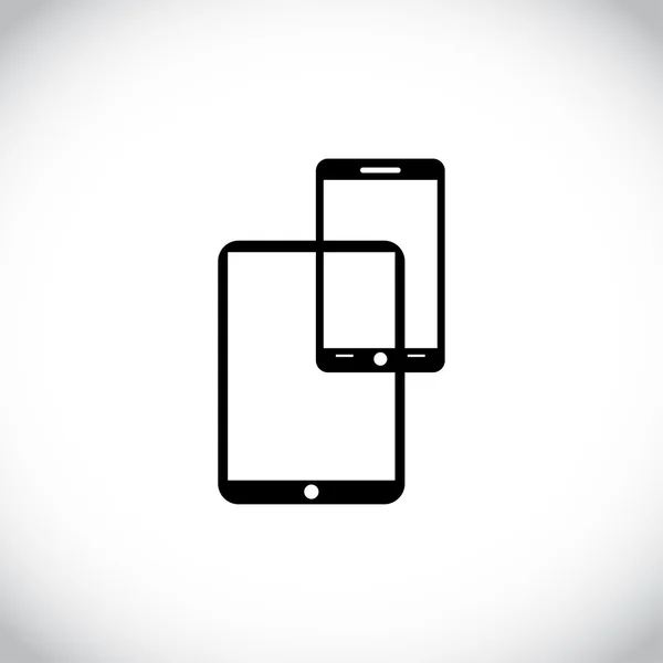 Mobiele smartphone pictogram — Stockfoto