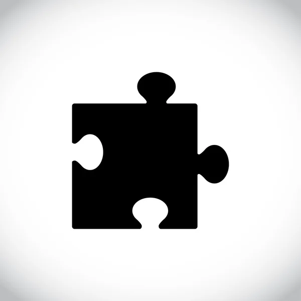 Puzzels stuk pictogram — Stockfoto