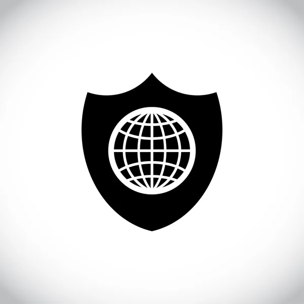 Shield icon design — Stock Photo, Image