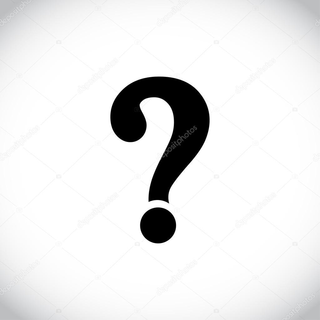Question mark sign icon