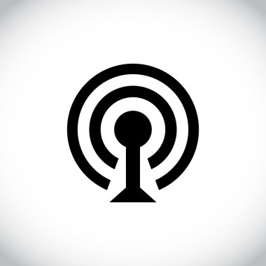 Kablosuz ağ wifi simgesi simgesi