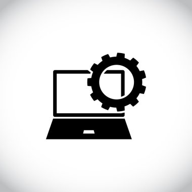 Dizüstü bilgisayar simgesi tasarım