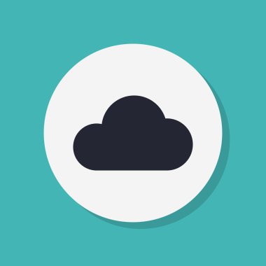 bulut Simgesi düz tasarımı