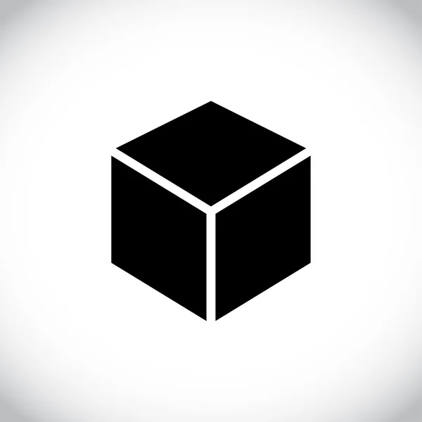 Cube Logo Design Ikone — Stockfoto