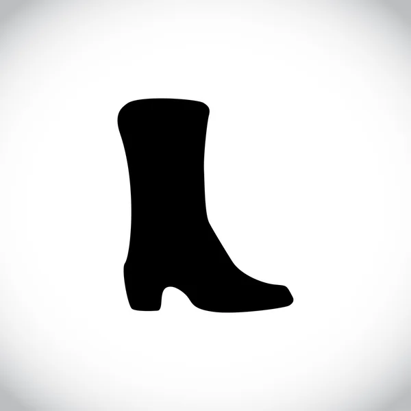 Schoen platte pictogram — Stockfoto