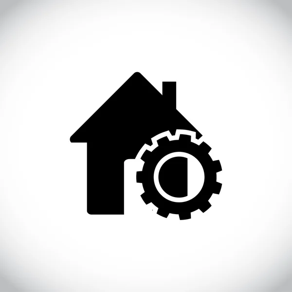 House icon flat design — Stock Photo, Image