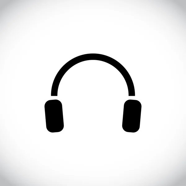 Płaskie ikona słuchawki — Zdjęcie stockowe