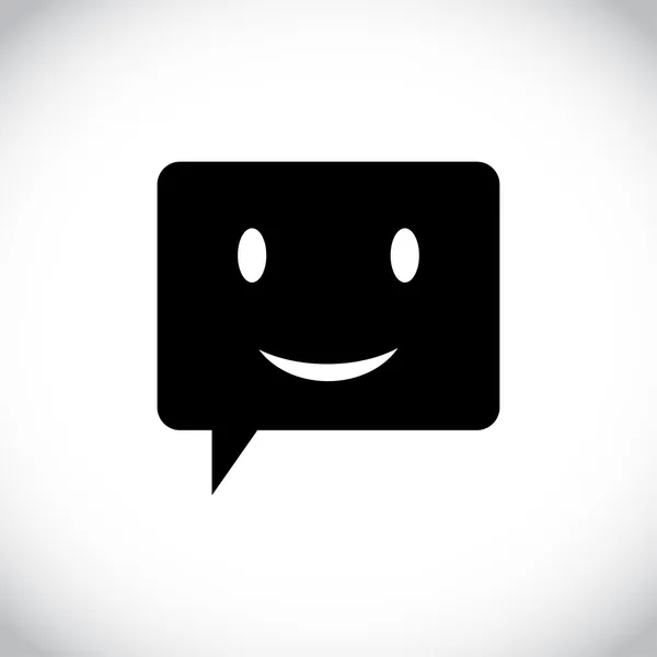 Speech bubble icon — Stock Photo, Image