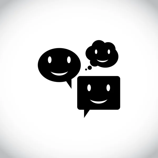 Speech bubble icon — Stock Photo, Image