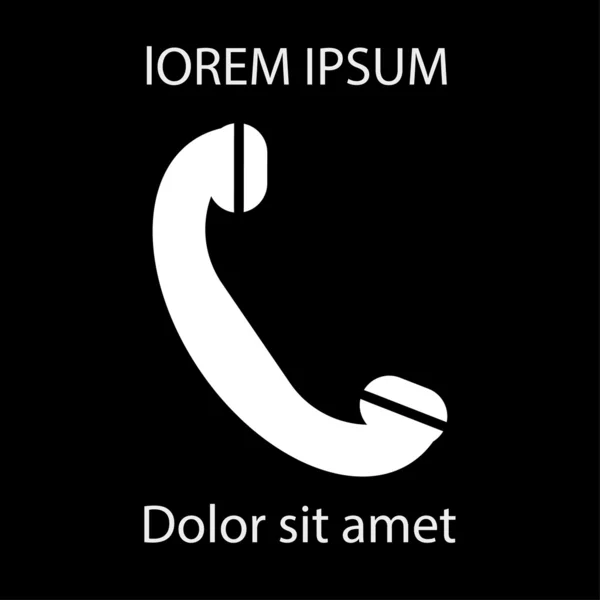 Telefoonpictogram — Stockfoto