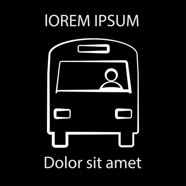 Diseño de icono de autobús — Foto de Stock