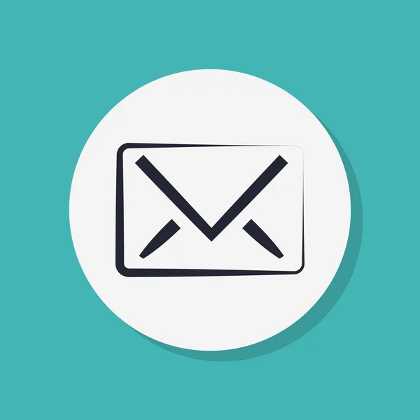Envelope icon design — Stock Photo, Image