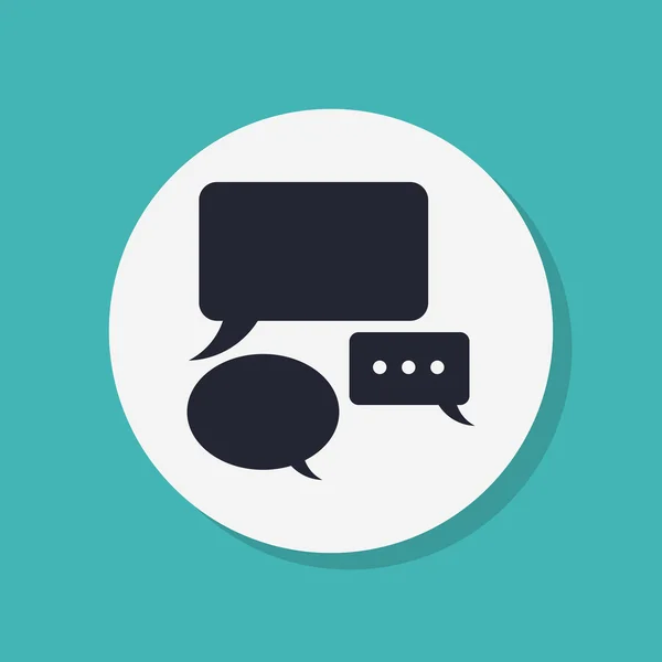 Speech bubble icon — Stock Photo, Image