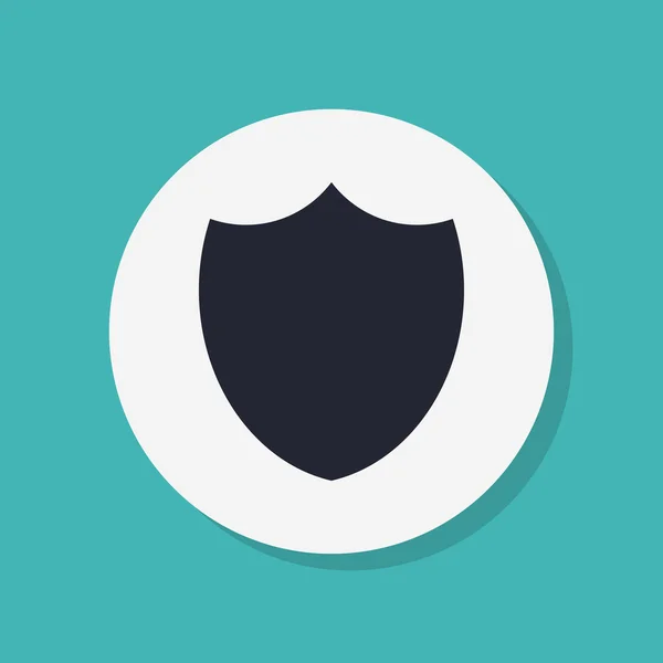 Shield icon design — Stock Photo, Image