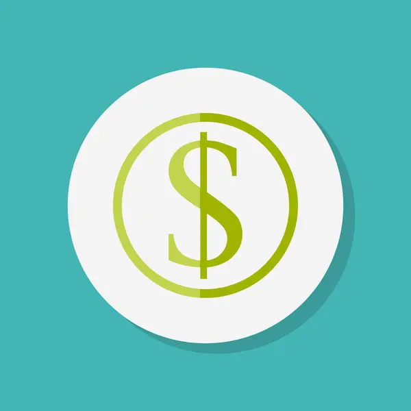 Dollar sign icon — Stock Photo, Image