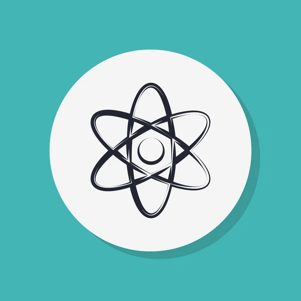 Atom icon design — Stock Photo, Image