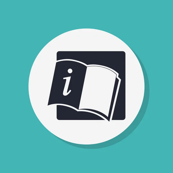 Open book icon — Stock Photo, Image