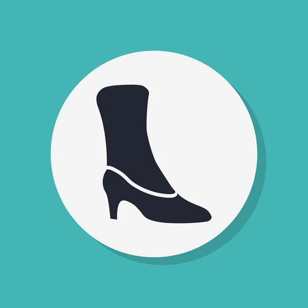 Sapato ícone plana — Fotografia de Stock