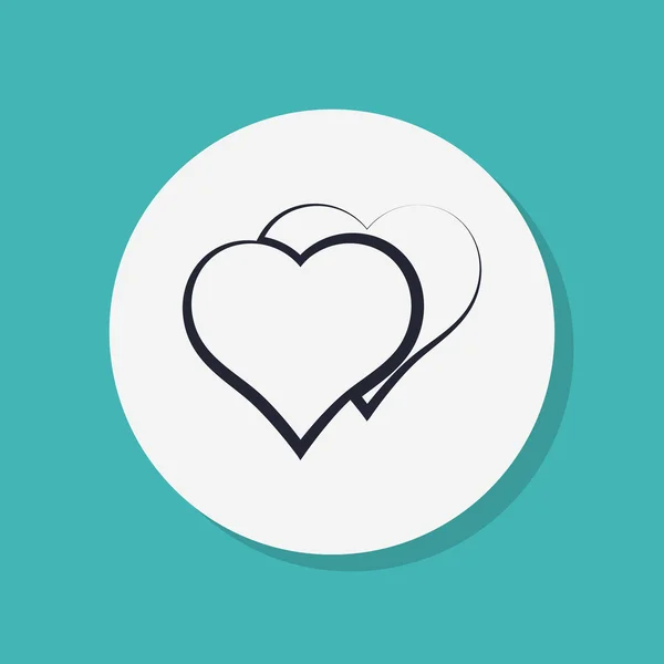 Corazón icono de diseño —  Fotos de Stock