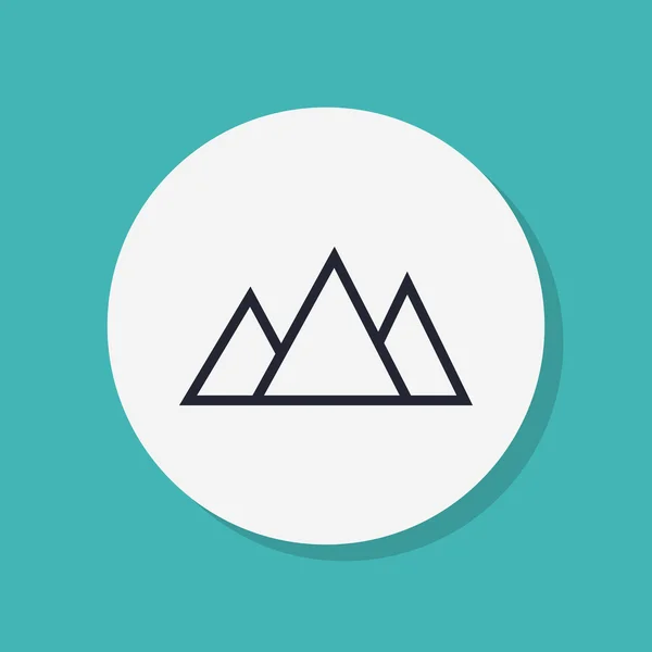 Montanhas ícone design — Fotografia de Stock