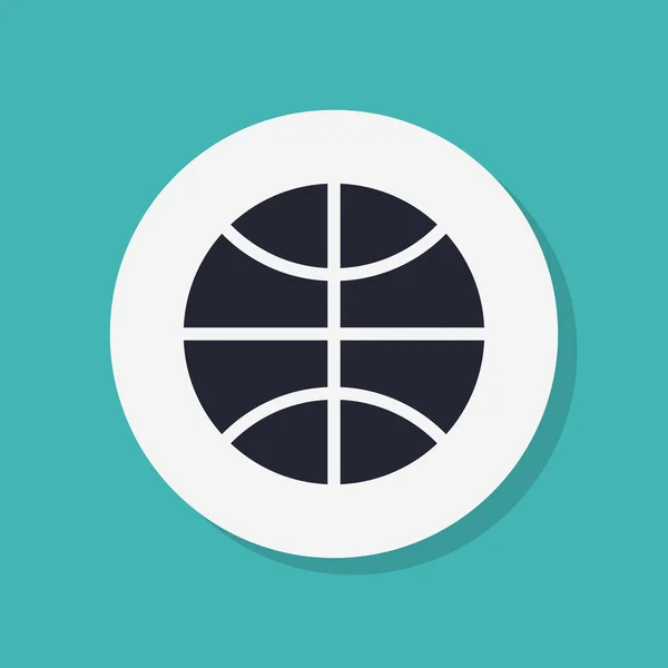 Basketball ball icon — Stock Photo, Image