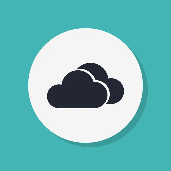 Cloud icon flat design — Stock Photo, Image