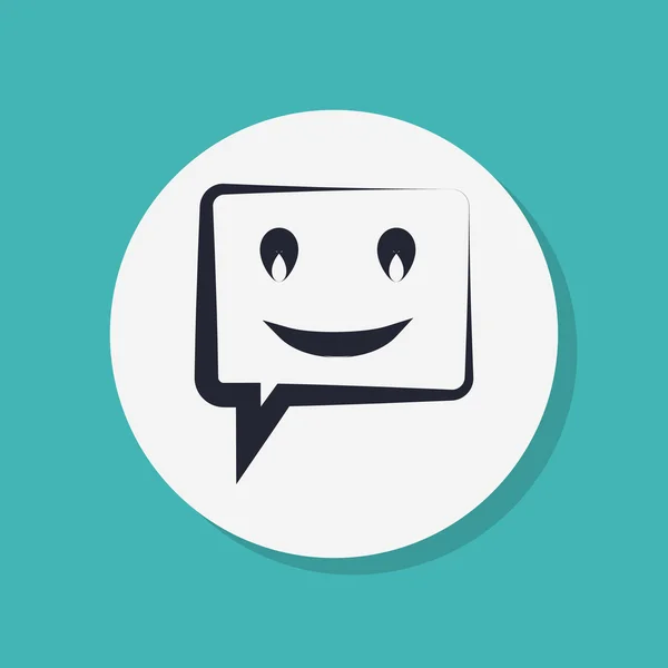 Speech bubble icon — Stock Photo, Image