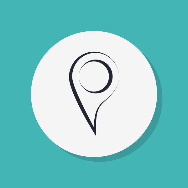 Map pointer icon — Stock Photo, Image