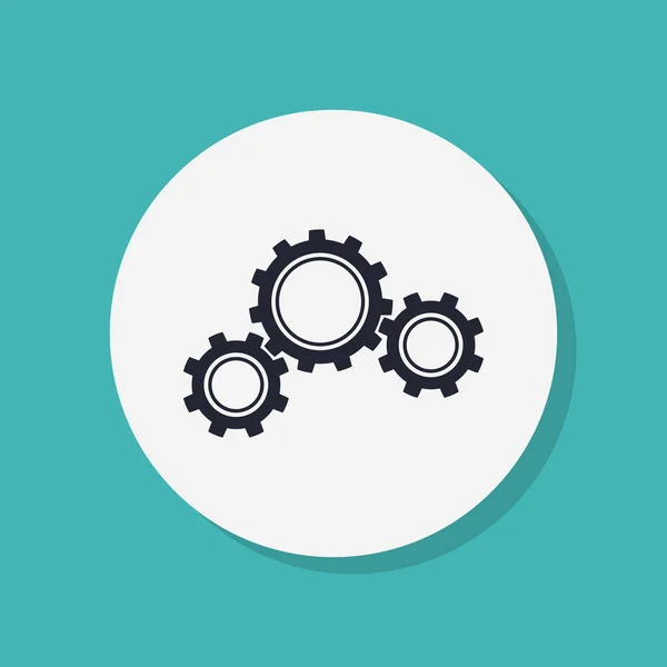 Gear or settings web icon — Stock Photo, Image